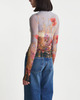 Acne Studios Topp Seamless Sheer High Neck Grå S