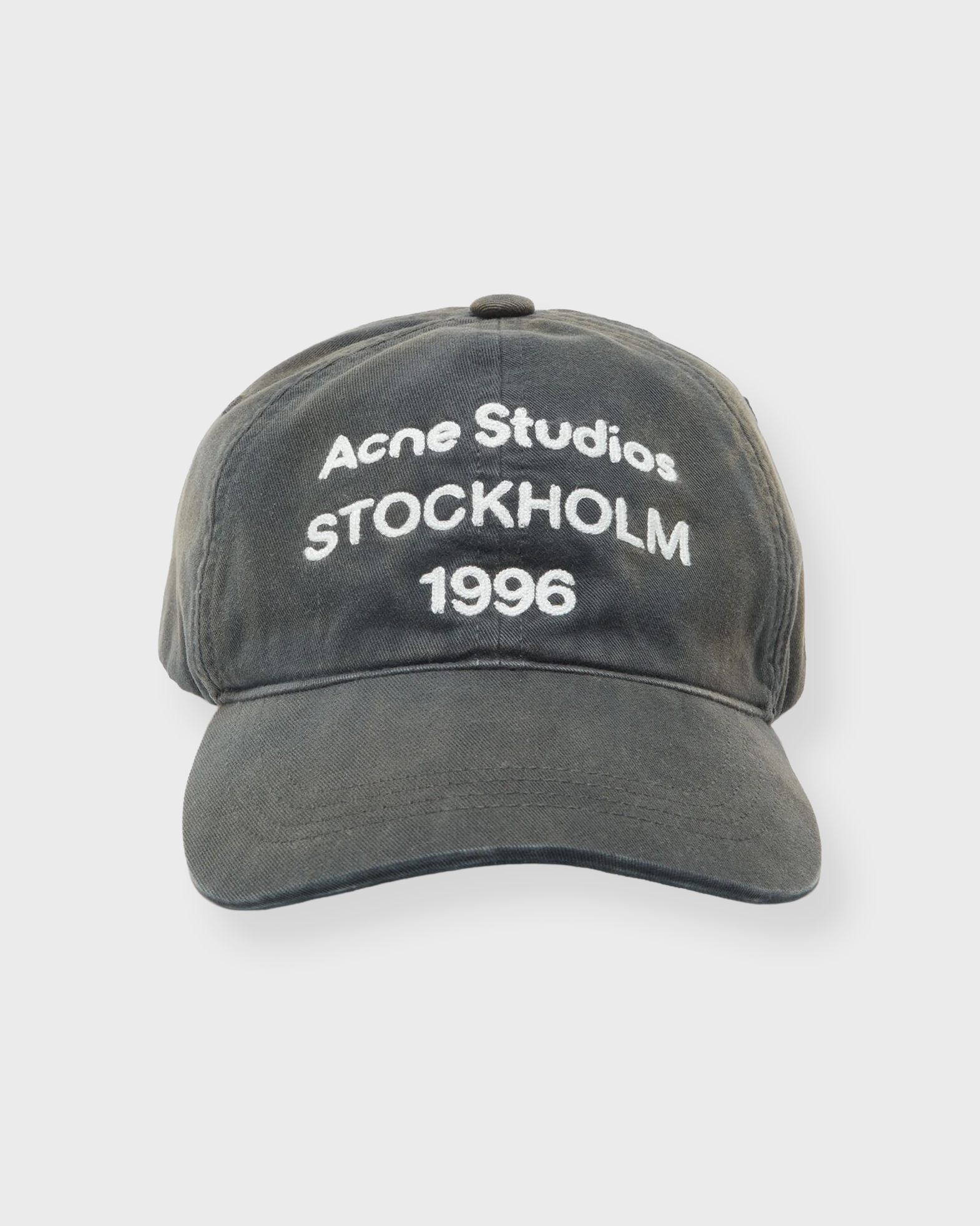 Acne Studios Women's Faded Black Cap Logo Onesize