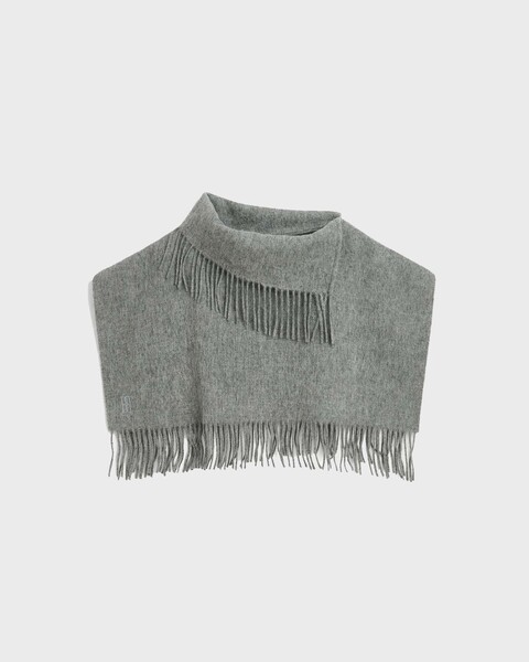Scarf Turtula Fringe Grey melange ONESIZE 1