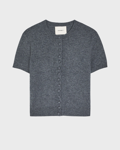 Cardigan Lunea Cashmere Grå 1