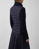 Moncler Cardigan Padded Wool Zip-Up Navy M