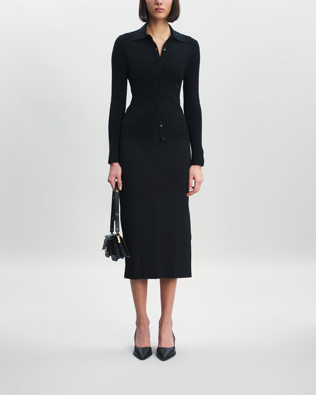 Filippa K Shirt Knitted Black M