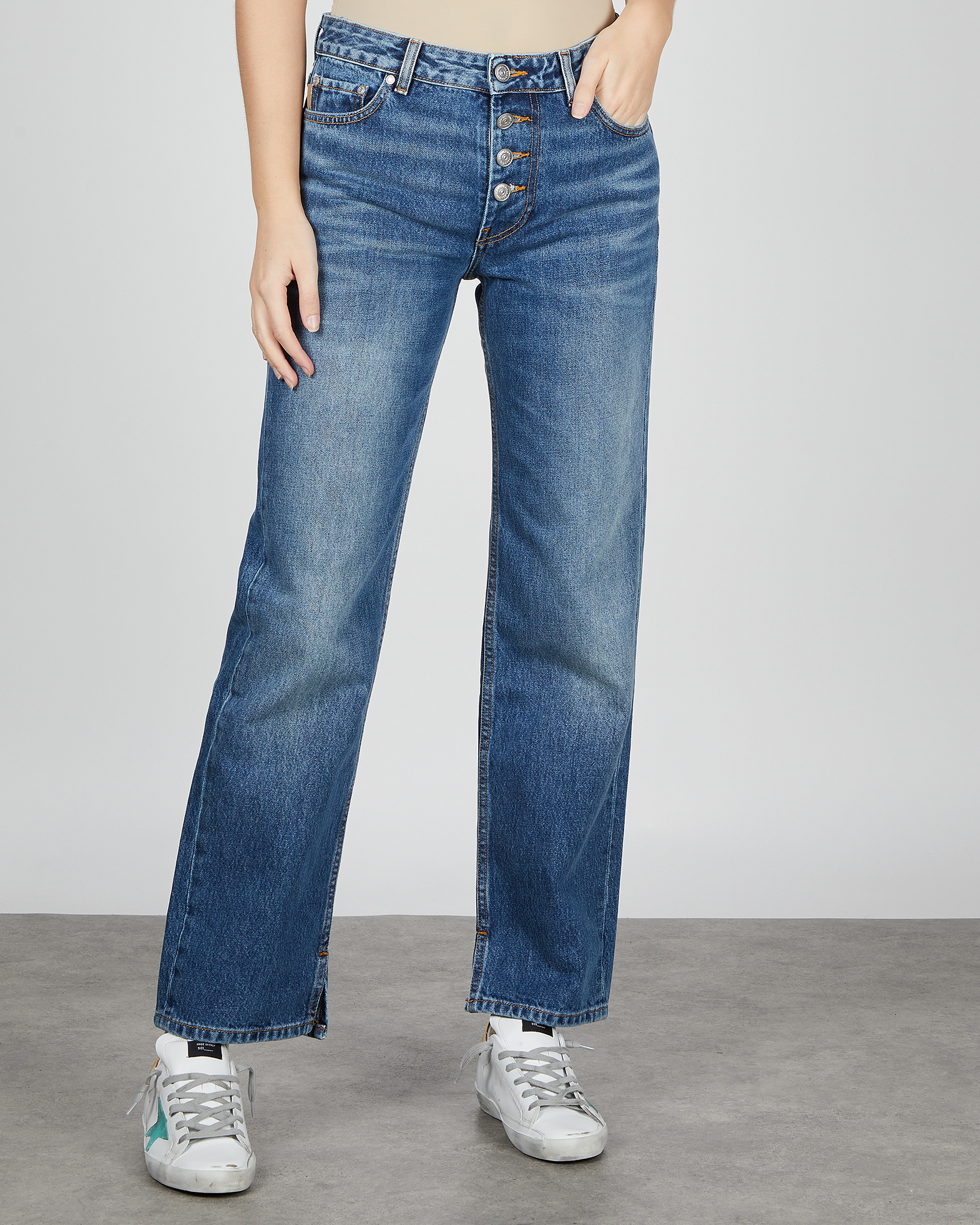 Ganni - Jeans Washed Denim | WAKAKUU