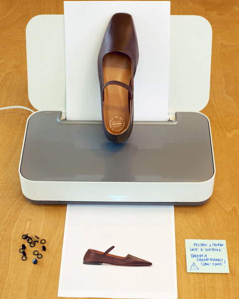 Ballerina Petina Walnut Nappa Brun 2