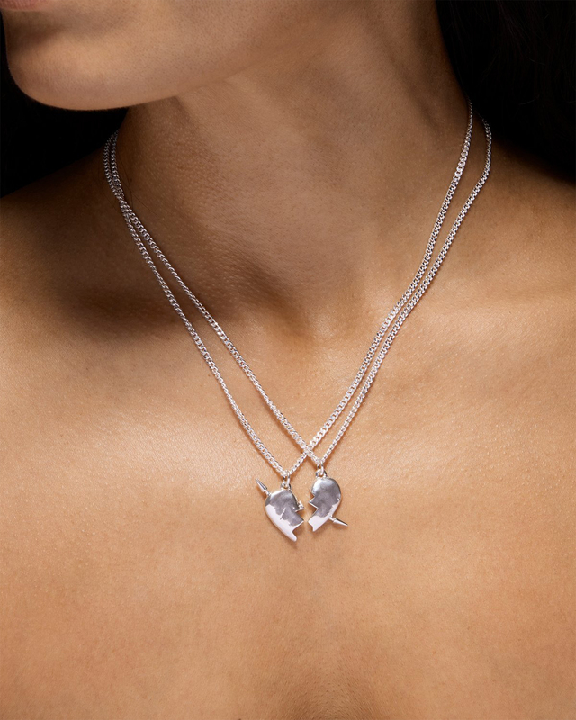 Maria Nilsdotter Halsband You & Me  Silver ONESIZE