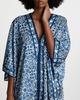 Malina Kaftan Ambra Printed  Blå ONESIZE