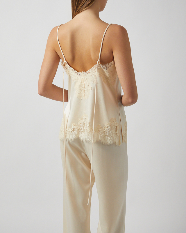 Wakakuu Icons Top Linz Lace Ljusgul XS