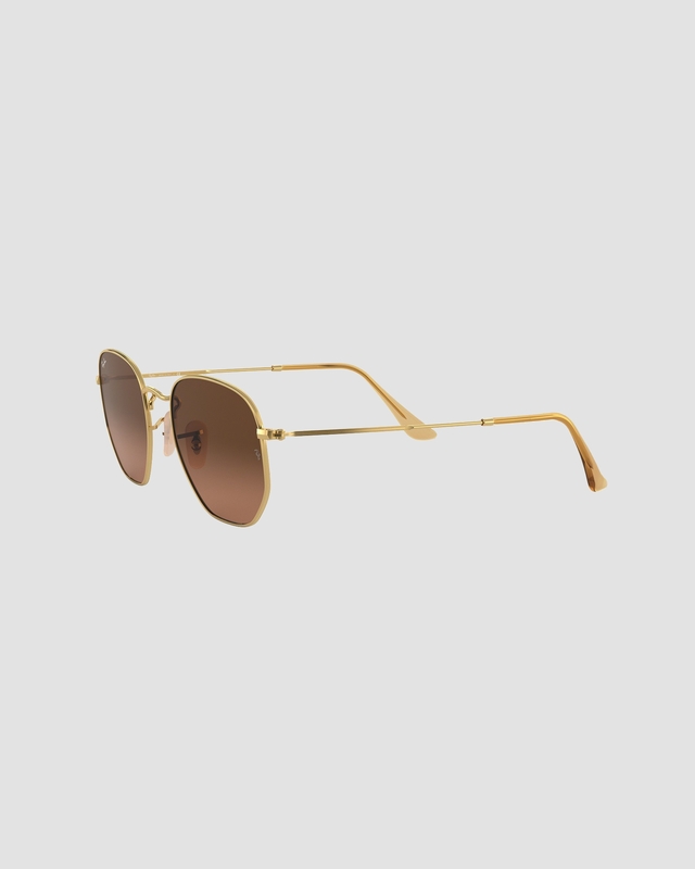 Ray-Ban Sunglasses Hexagonal 51 Gold ONESIZE