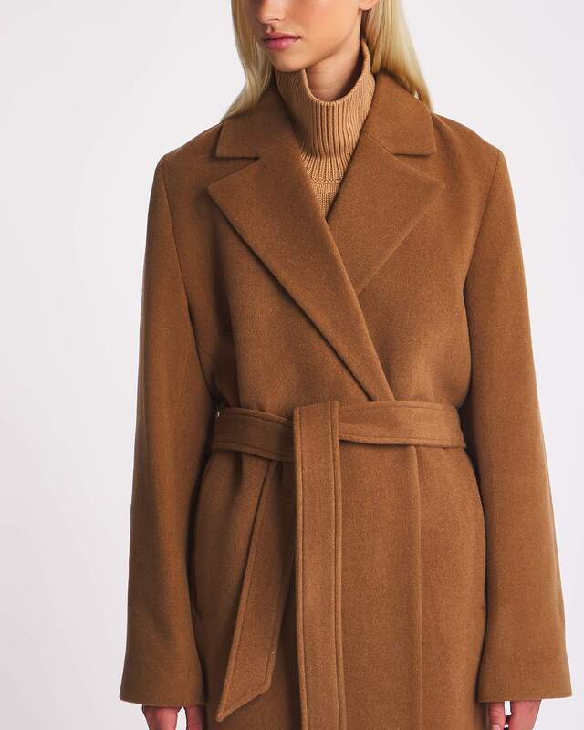 Filippa K Coat Soft Wool Belted WAKAKUU