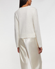 Vince Silk & Cashmere-Blend Bouclé Cardigan Offwhite L