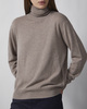 Wakakuu Icons Genser Cashmere Wool Turtleneck Sand XL