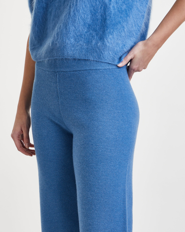 LISA YANG Byxor Layla Cashmere Blå 2 (M-L)