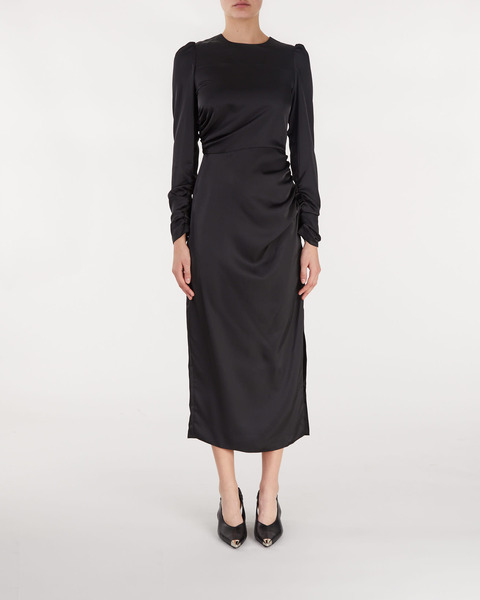 Satin Dress Svart 1
