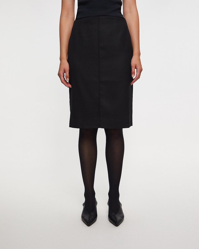 Dagmar Skirt Pencil Midi  Black 38