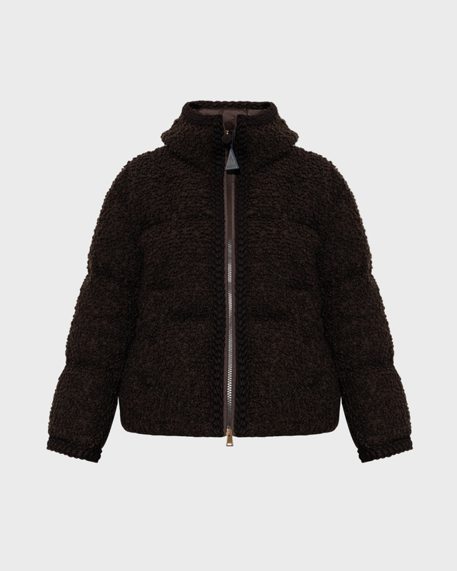 Moncler Dunjakke Cristallin Brown MONCLER 2 (M)