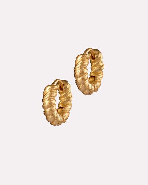 Earring Cable Hoop Guld ONESIZE 1