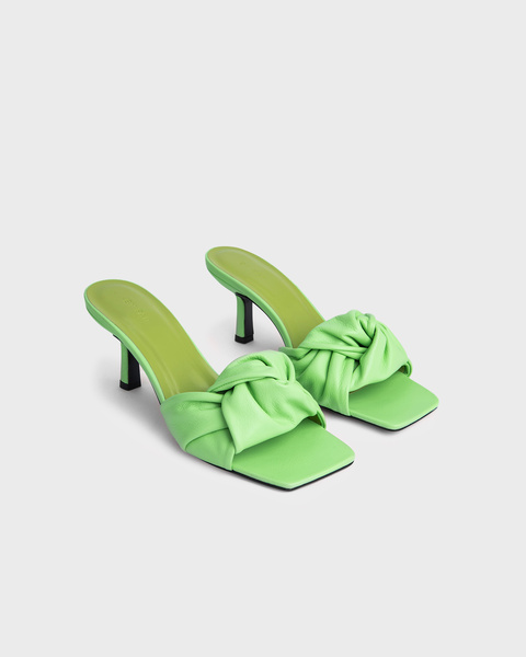 Mules Lana Fresh Green Nappa Leather Grön 2