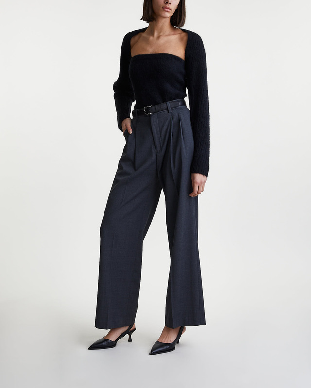 Dagmar Top Knitted Tube Black S