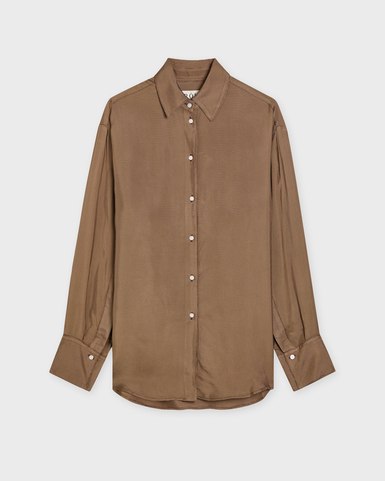 Róhe Women's Brown Relaxed Shaped Shirt Brun 36