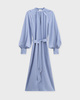 Filippa K Klänning Belted Long Sleeve  Blå 42