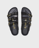 Birkenstock Sandals Florida D-Buckle High Shine  Black EUR 36