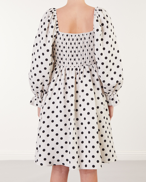 Nadine dress Polka-Dot cream Cream 2