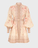 Zimmermann Klänning Illuminate Buttoned Mini Multicolor 2 (M-L)