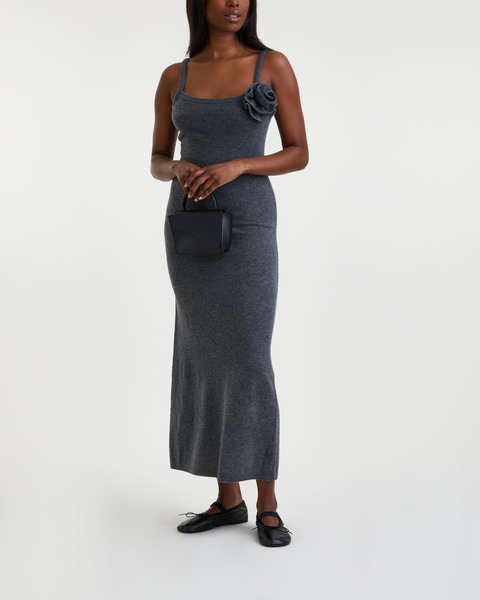 Klänning Como Slip Grey melange 1