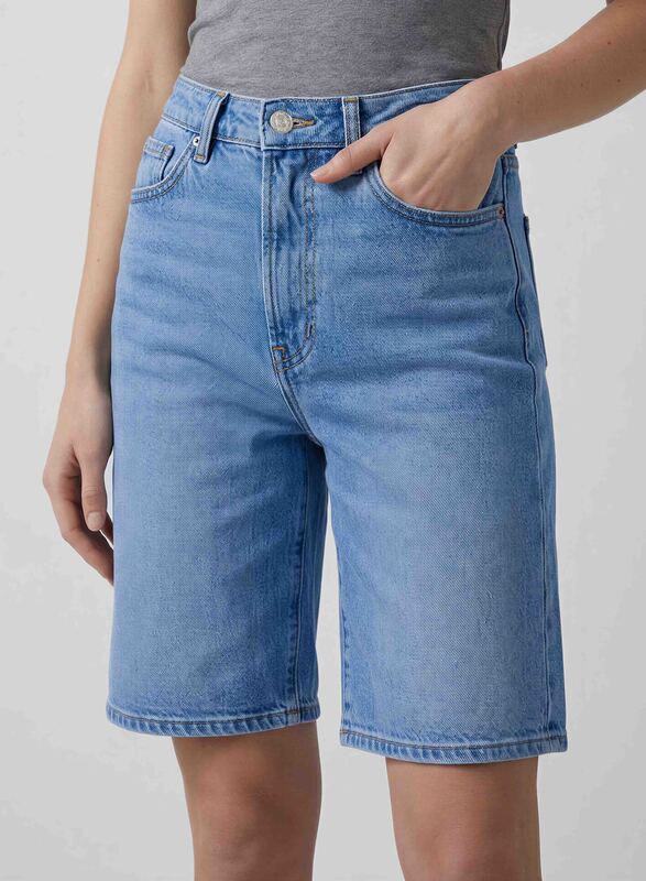 Mother Denim Shorts The Undercover Bermuda Light blue wash 28