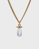 Maria Nilsdotter Necklace Pearl Tear Gold ONESIZE