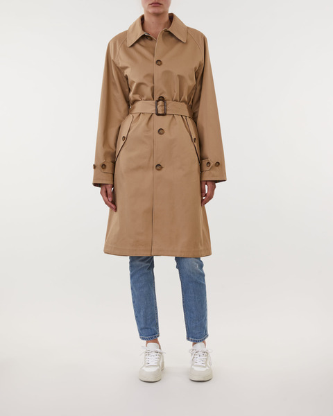 Trenchcoat Rvrr Balmacn Lined Coat Khaki 1