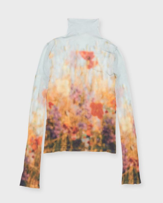 Acne Studios Topp Seamless Sheer High Neck Grå S