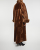 Nour Hammour Coat Sima Toffee XS