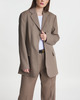 Teurn Studios Relaxed-fit blazer jacket Beige 38