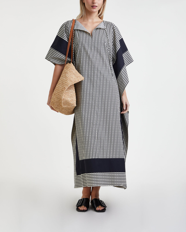 By Malene Birger Kaftan Sennasi Svart/vit L