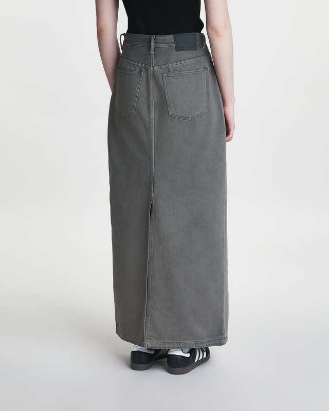 Acne Studios Skirt Denim Maxi Antracite grå 36