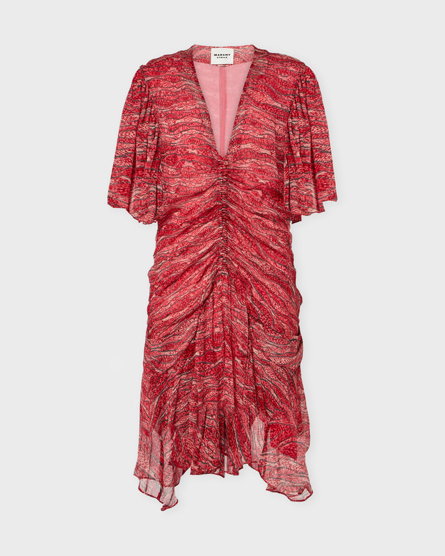 Isabel Marant Étoile Klänning Vivienne Röd FR 38 (EUR 36)