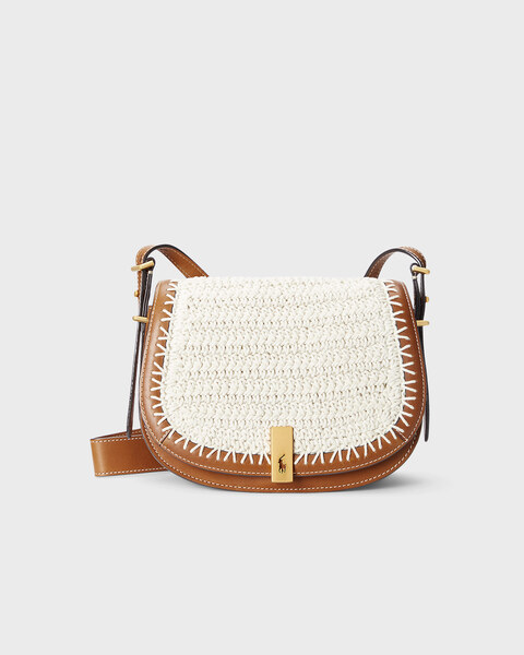 Bag Saddle Crossbody Medium Creme ONESIZE 1