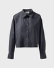 Wakakuu Icons Skjorte Cropped Brushed Cotton Grey L