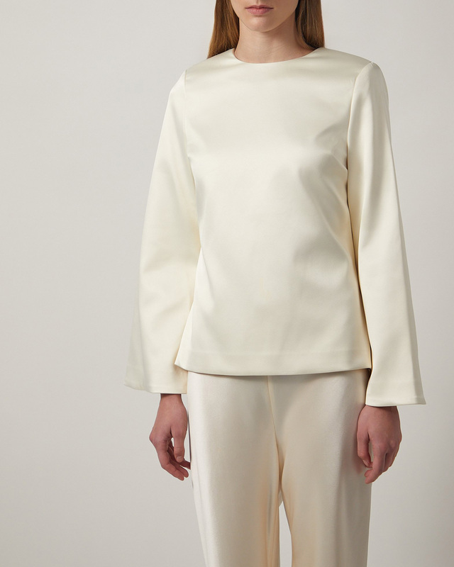 Malina Top Elna Bow  Vanilla 34