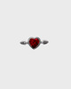 Maria Nilsdotter Pierced Heart Ear Stud Silver ONESIZE