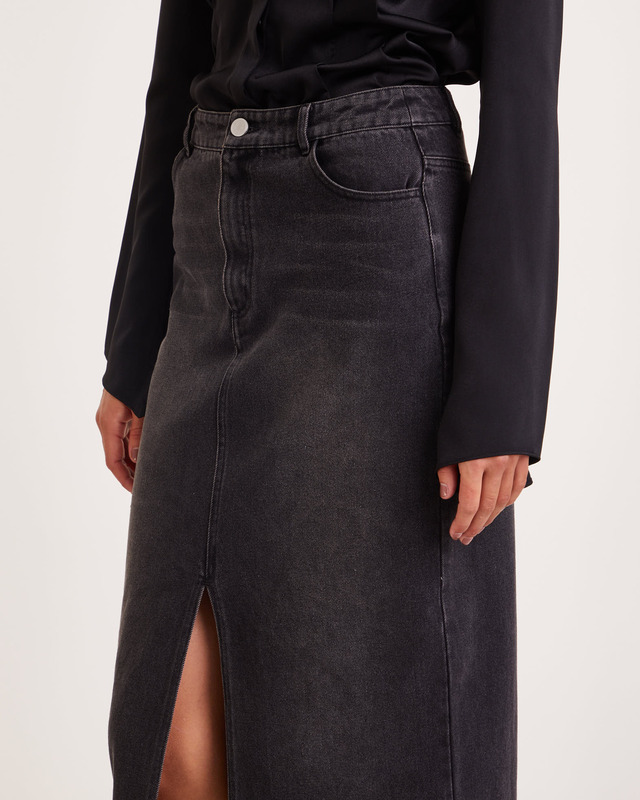 Wakakuu Icons Skirt Liz Denim Svart XS