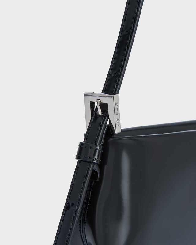 By Far Bag Dulce Black Semi Patent Leather Svart ONESIZE