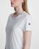 Moncler T-Shirt Cotton Jersey Maglia White XS
