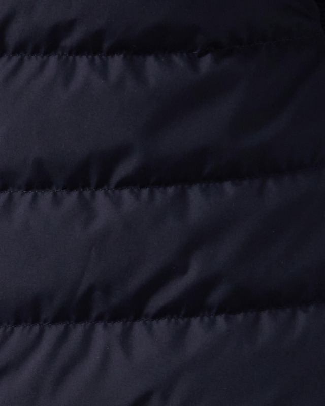 Moncler Cardigan Padded Wool Zip-Up Navy M