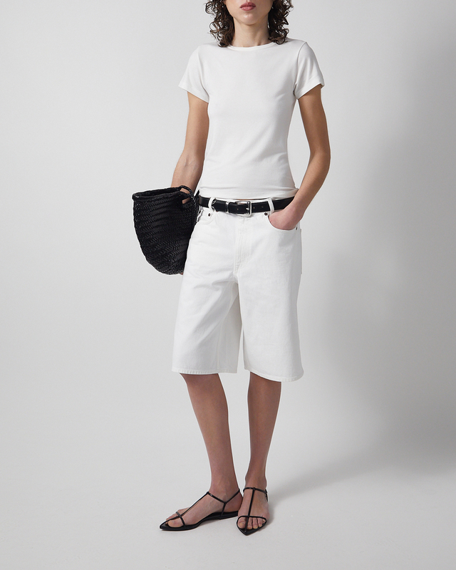 Dagmar Shorts Baggy Fit White 36