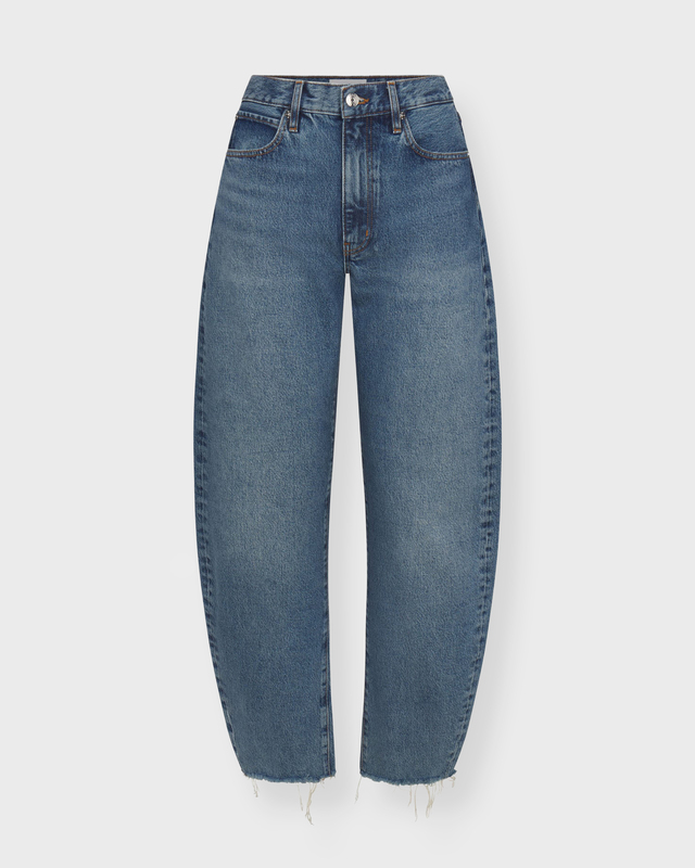 Frame Jeans The Bubble Crop Rapture Raw Light blue wash 28