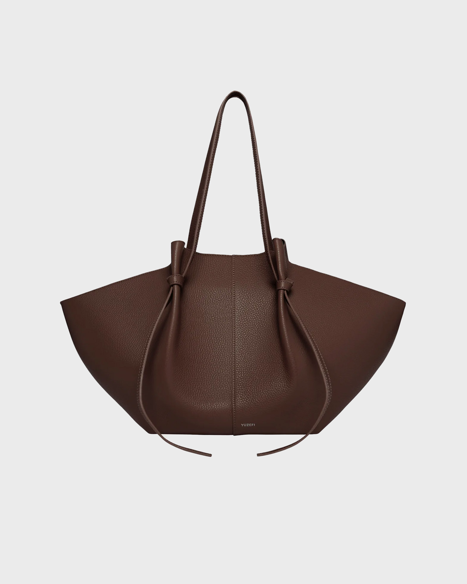 Yuzefi Women's Espresso Large Mochi Pebble Grain Bag Onesize