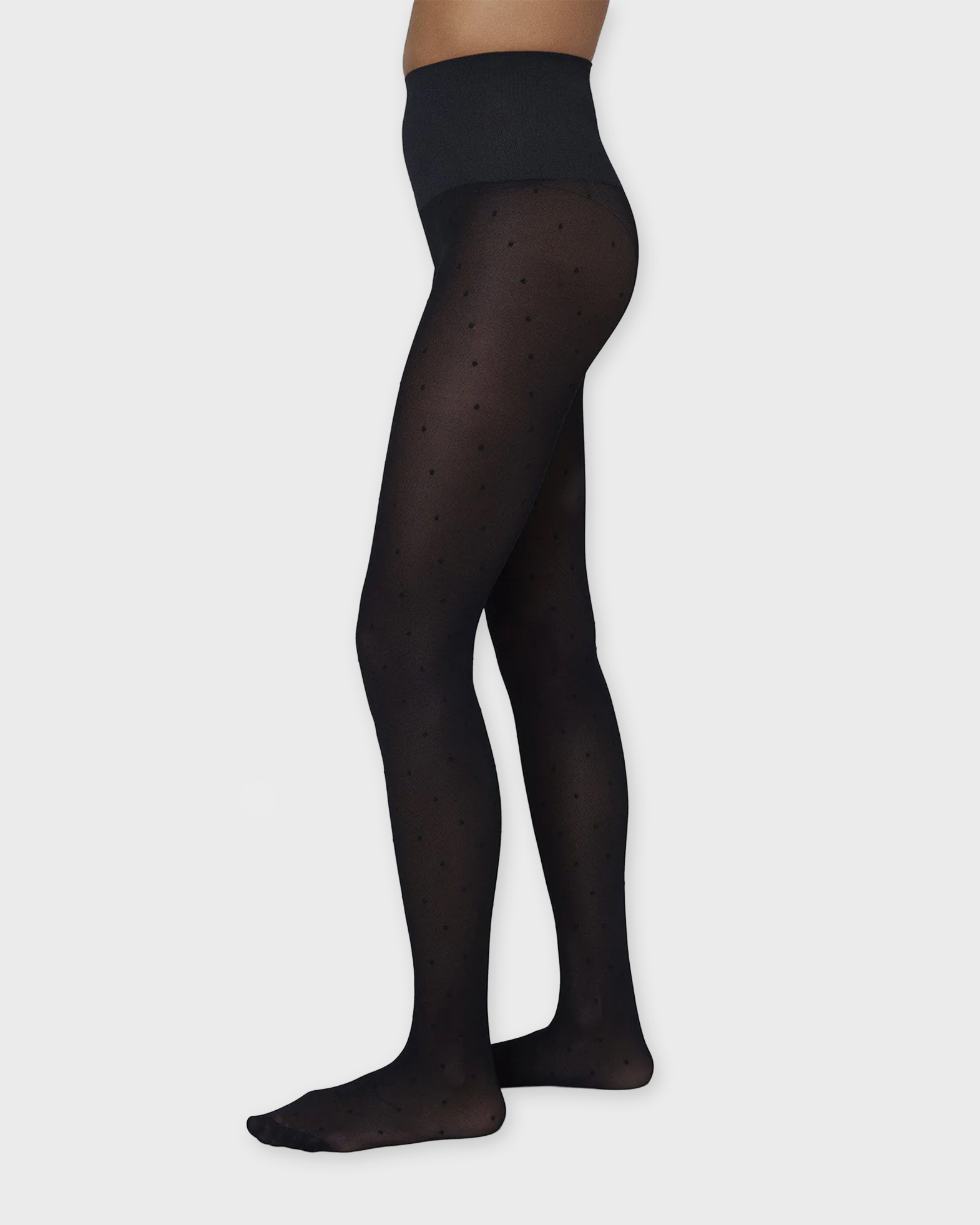 Swedish Stockings Doris Dots Tights In Black