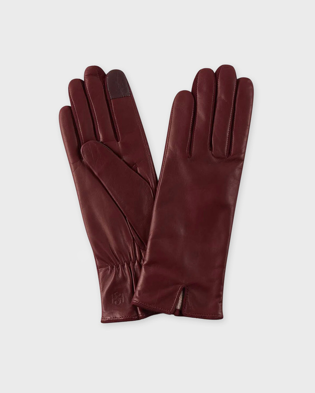 Handsome Stockholm Gloves Essentials Vino Vinröd L